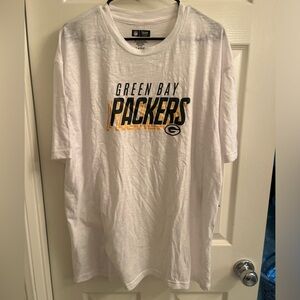 Men’s XL White Green Bay Packers T-Shirt NWT